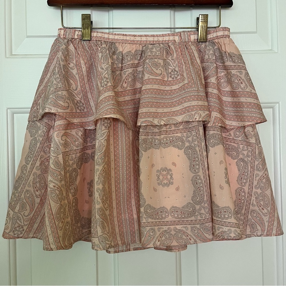Universal Thread Women's Paisley Mini Feminine Coquette Girl Skirt Size Small